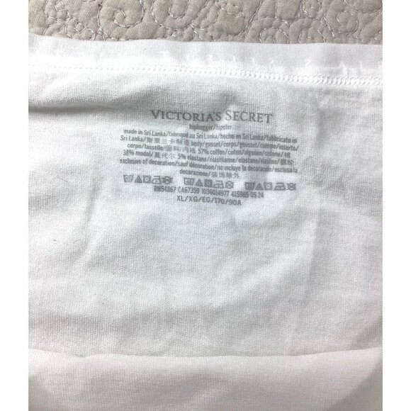 Set of 2 Victorias Secret White Hipster Bikini Panties XL NWOT*Red Thong L NWT - Picture 2 of 9